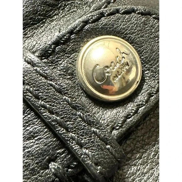 Coach Dafney Black Leather 15” Engineer Harness Boots Women’s Size 6.5M EUC Tag - Picture 12 of 15